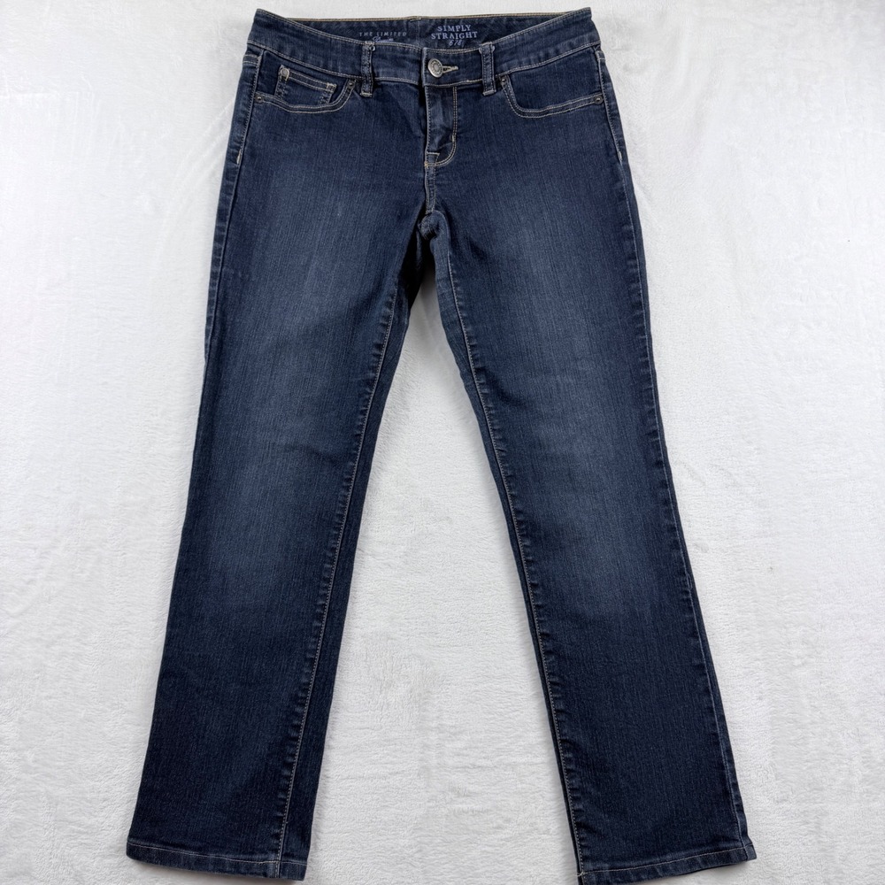 The Limited Simply Straight 678 Jeans Dark Wash Denim Size 4S